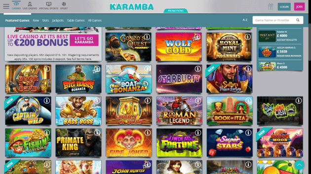 Karamba website screenshot desktop